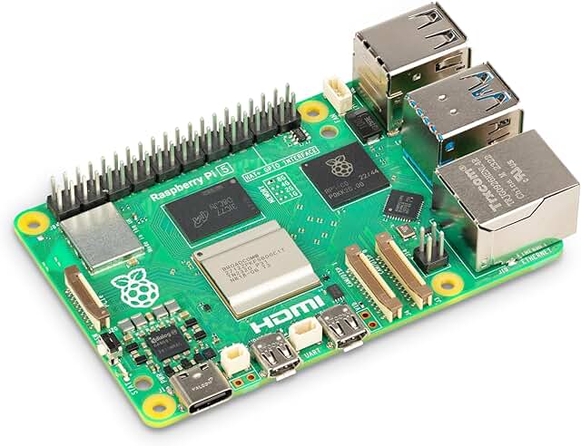 Raspberry Pi 5 8 GB Quad-Core ARMA76 (64 Bits - 2,4 GHz)